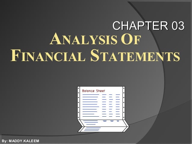 analysis of financial statements ch 03 net profit example