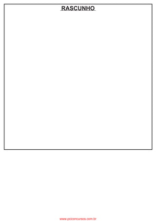RASCUNHO
www.pciconcursos.com.br
 