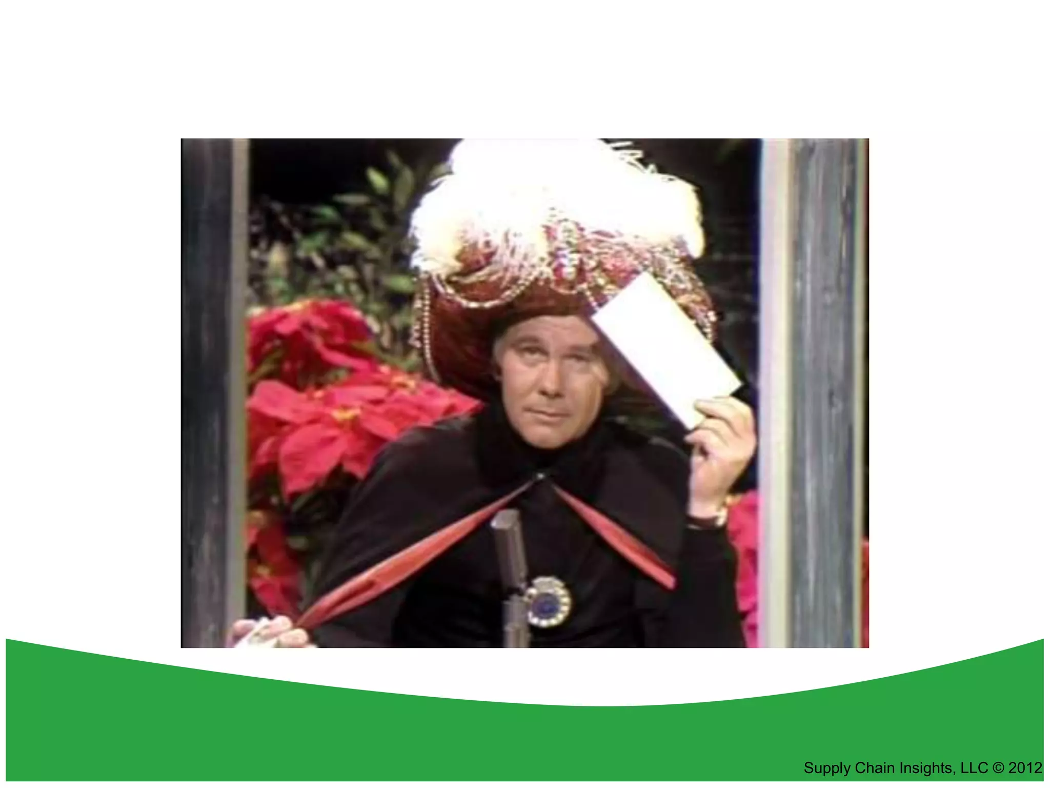 Supply Chain Insights, LLC © 2012
 