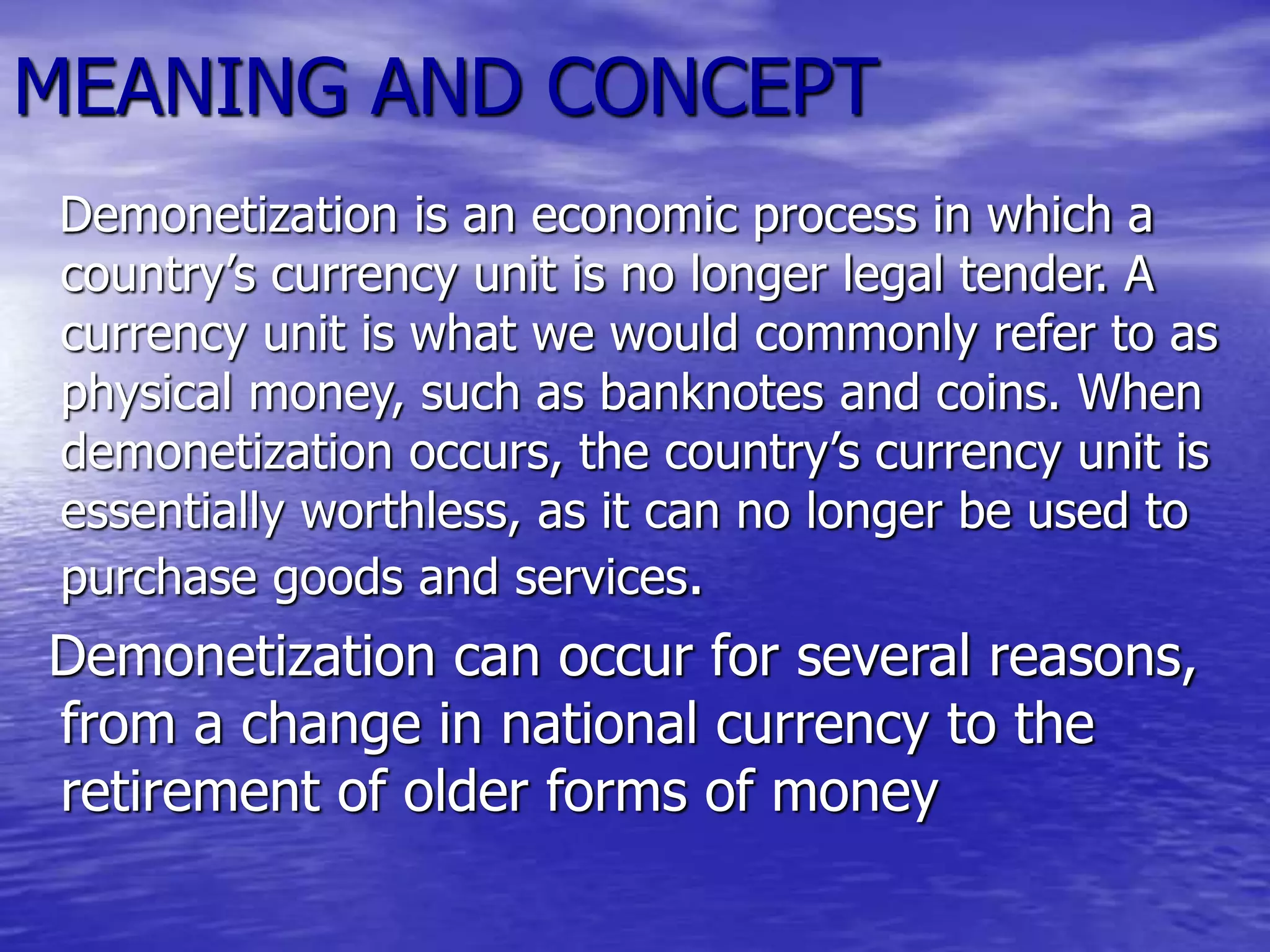 Demontisation | PPT