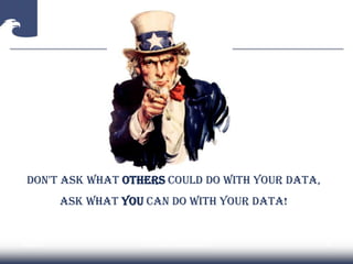 2014-04-15 Carsten Klee (ZDB) @collidoscope 18
Don't ask what others could do with your data,
ask what you can do with your data!
 