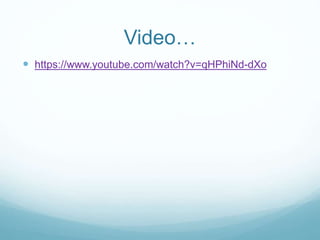 Video…
 https://www.youtube.com/watch?v=qHPhiNd-dXo
 