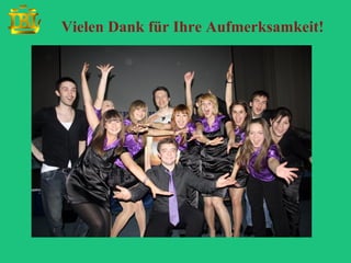 Vielen Dank für Ihre Aufmerksamkeit!
 