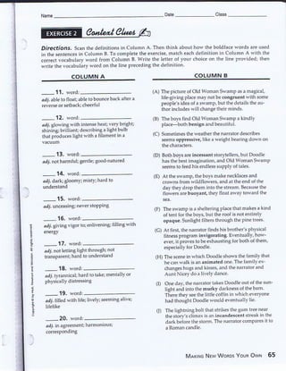 Ibis Flash Card.pdf Ibis vocabulary | PDF
