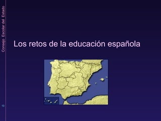 Los retos de la educación española 