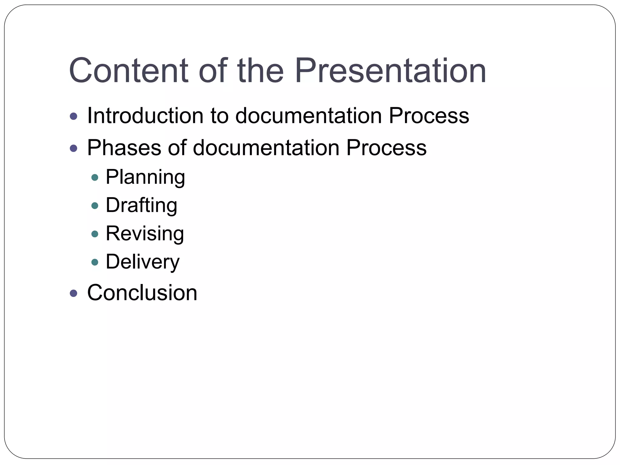Documentation Process Technical Communication | PPTX | Desktop ...