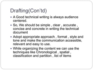 Documentation Process Technical Communication | PPTX