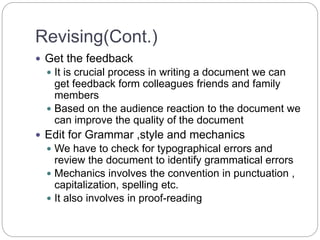Documentation Process Technical Communication | PPTX