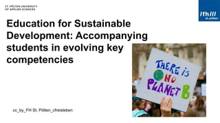 Education for Sustainable Development: Accompanying students in ...