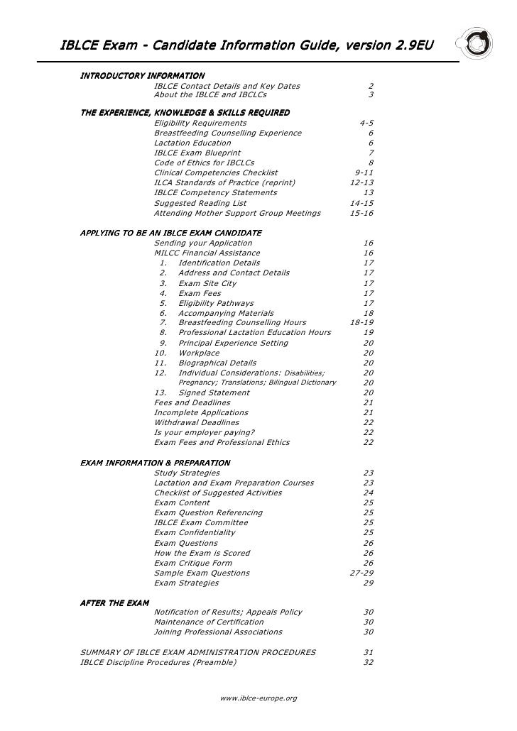 4 exam group blueprint Europe Regional Office In Candidate Iblce Guide Information 4 exam group blueprint Europe Regional Office In Candidate Iblce Guide Information