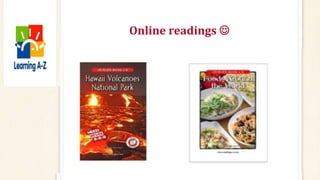 Online readings 
 