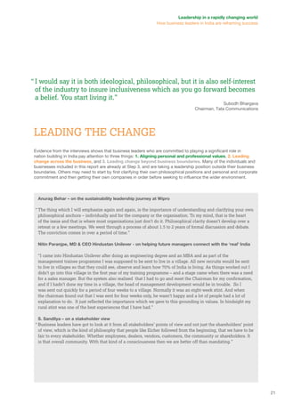Leadership in a Rapidly Changing World | PDF