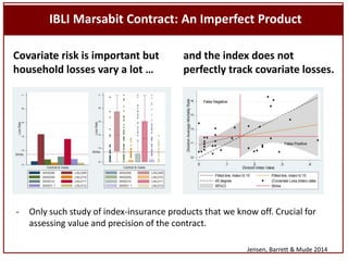 Sustainable livestock insurance for pastoralists