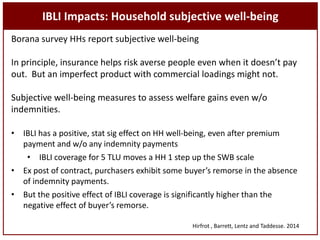 Sustainable livestock insurance for pastoralists