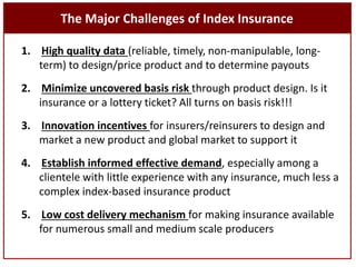 Sustainable livestock insurance for pastoralists