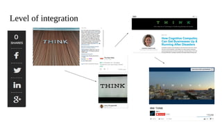 Level of integration
 