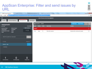 IBM AppScan Enterprise - The total software security solution | PPT