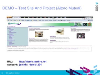 IBM AppScan Enterprise - The total software security solution | PPT