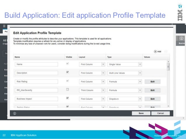 application profile template