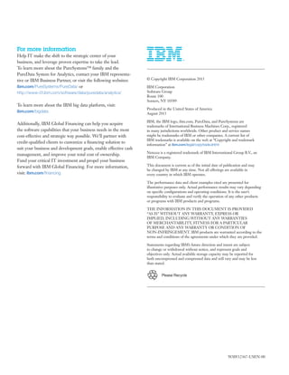 Ibm big data and analytics for a holistic customer journey