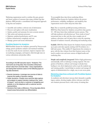 Ibm big data and analytics for a holistic customer journey