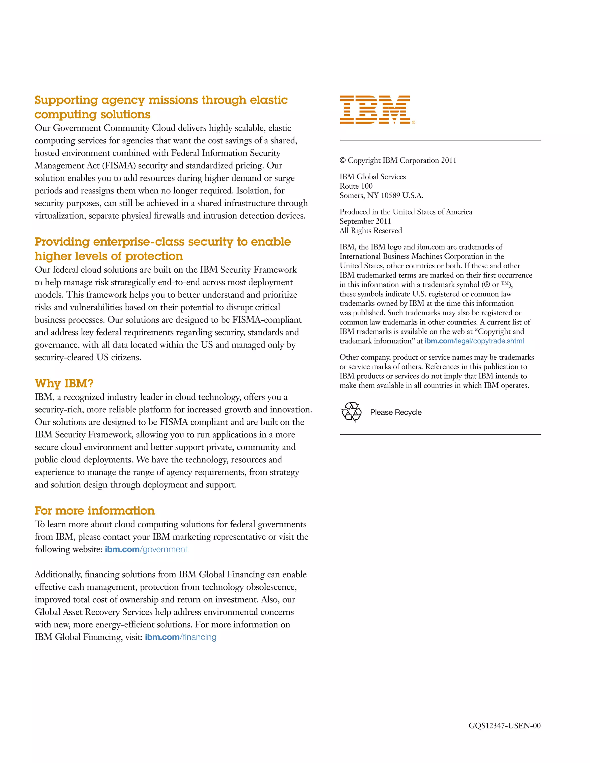 IBM Cloud Computing
