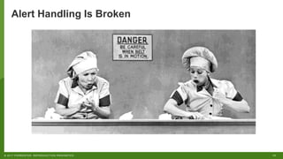 11© 2017 FORRESTER. REPRODUCTION PROHIBITED.
Alert Handling Is Broken
 