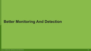13© 2017 FORRESTER. REPRODUCTION PROHIBITED.
Better Monitoring And Detection
 