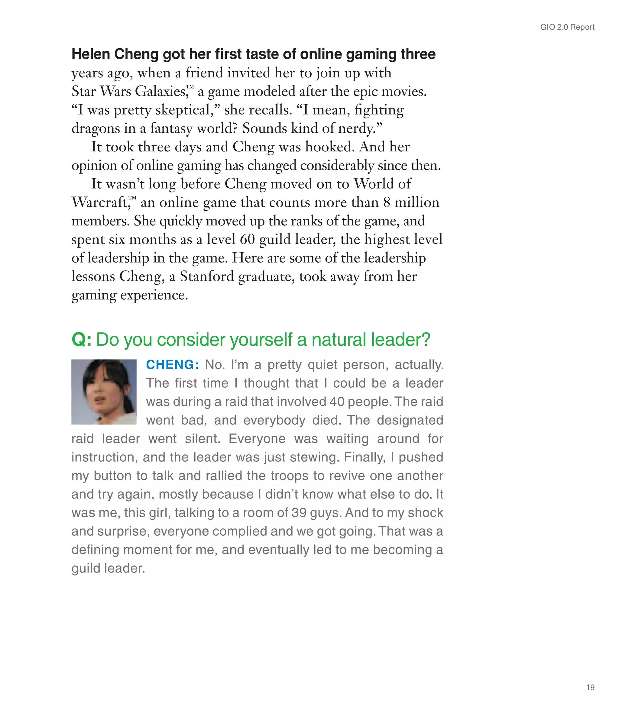 Ibm Gio Gaming Report