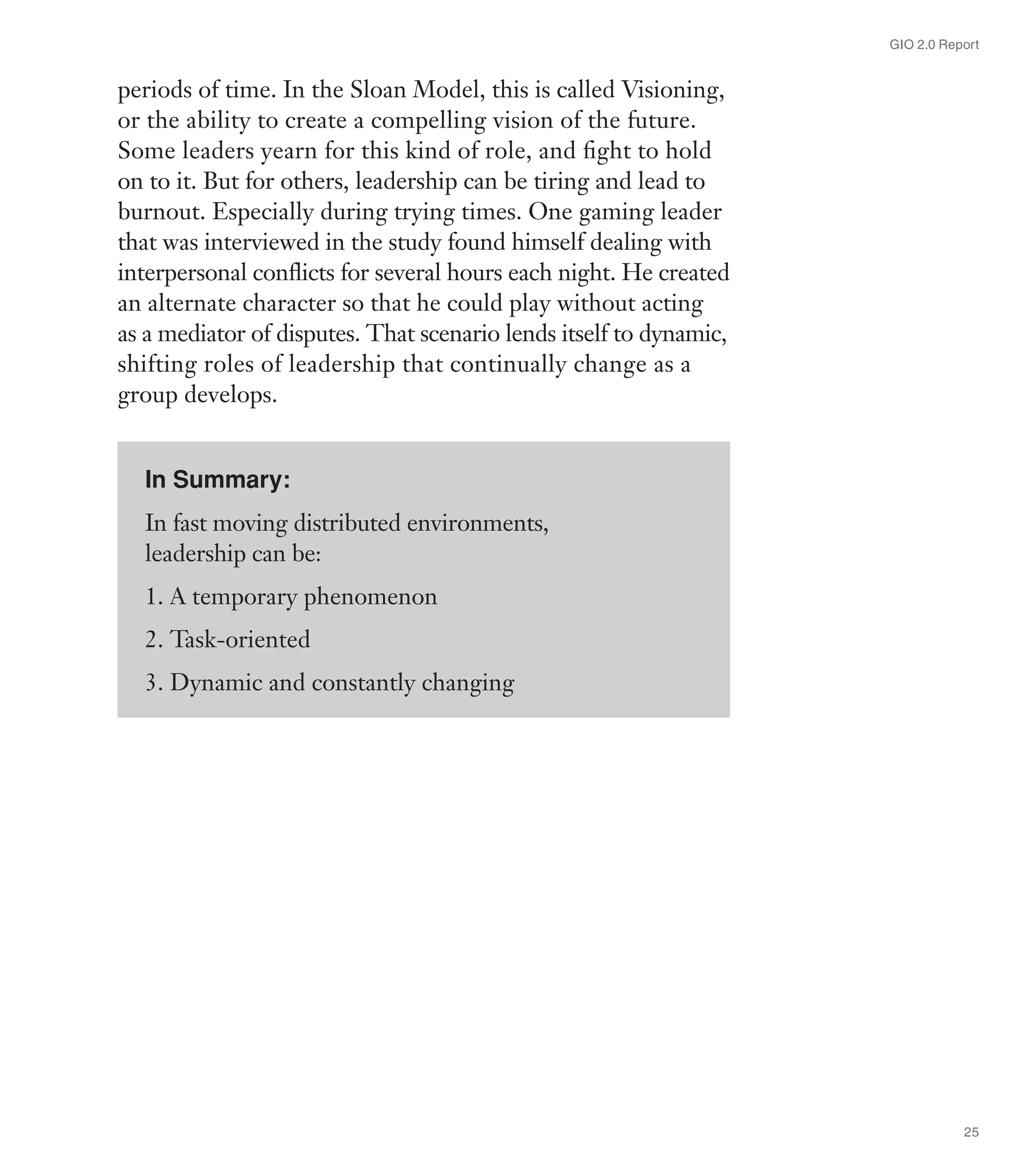 Ibm Gio Gaming Report