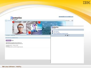 IBM Lotus Software  | Mobility 