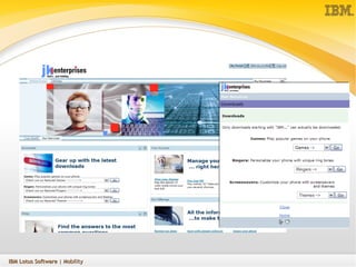 IBM Lotus Software  | Mobility 