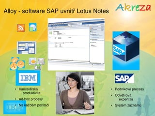 SAP + Lotus Notes = Alloy 