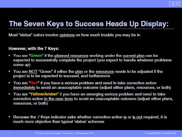 IBM - The 7 Keys to Success - MoMoDar | PDF | Operating Systems ...