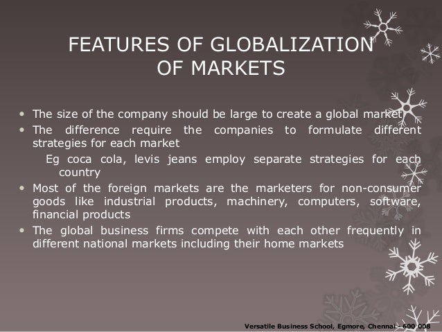 What are five major kinds of drivers for globalization of firms?