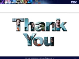 Enterprise social software. Unleash the power of us. 