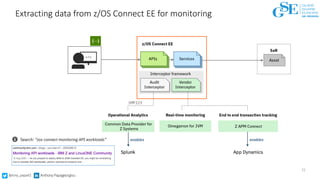 @tony_papa42 Anthony Papageorgiou
Extracting data from z/OS Connect EE for monitoring
51
Search: “zos connect monitoring A...