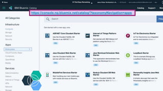 11IBM
https://console.ng.bluemix.net/catalog/?taxonomyNavigation=apps
 