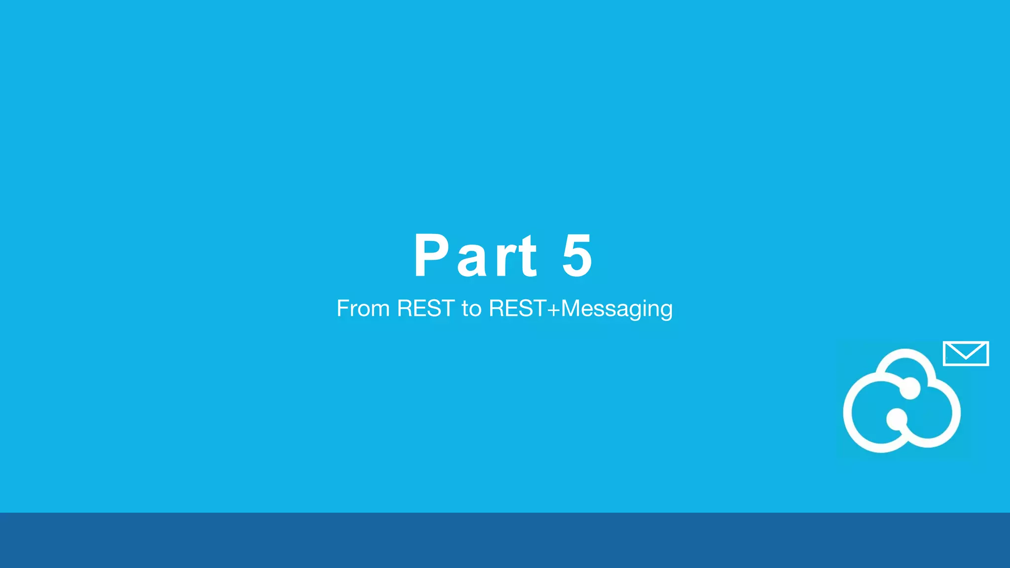 Part 5 
From REST to REST+Messaging 
 