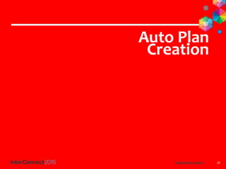 26
Auto Plan
Creation
 