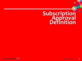 28
Subscription
Approval
Definition
 
