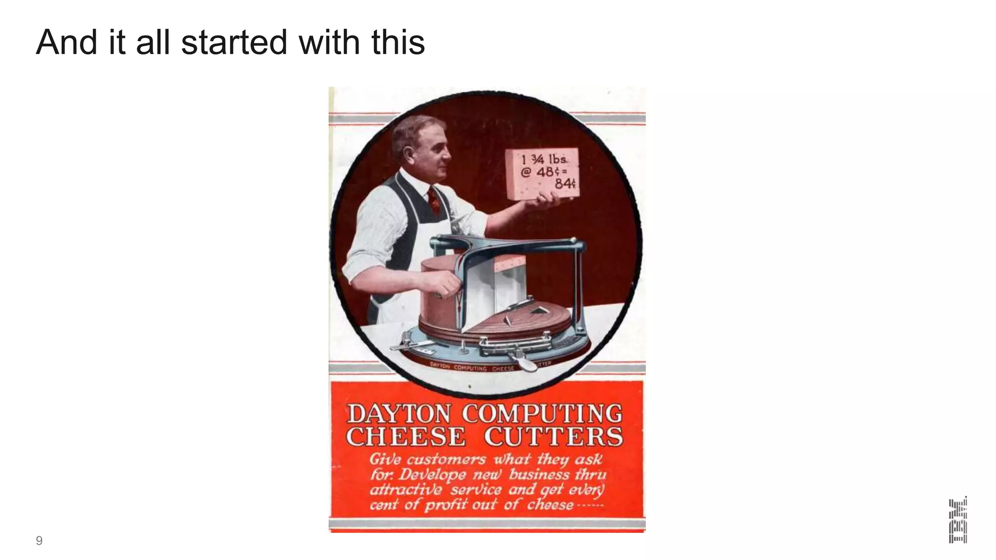 And it all started with this
9
 