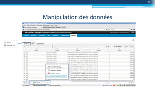 Manipulation des données
21
 