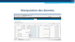 Manipulation des données
23
 
