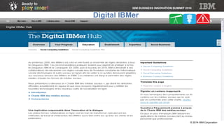 © 2014 IBM Corporation
1997 > 2003 > 2005 > 2008-2010…
Digital IBMer
 