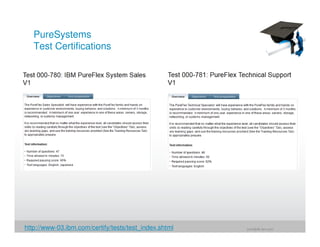 PureSystems
   Test Certifications




http://www-03.ibm.com/certify/tests/test_index.shtml   jrohr@dk.ibm.com
 