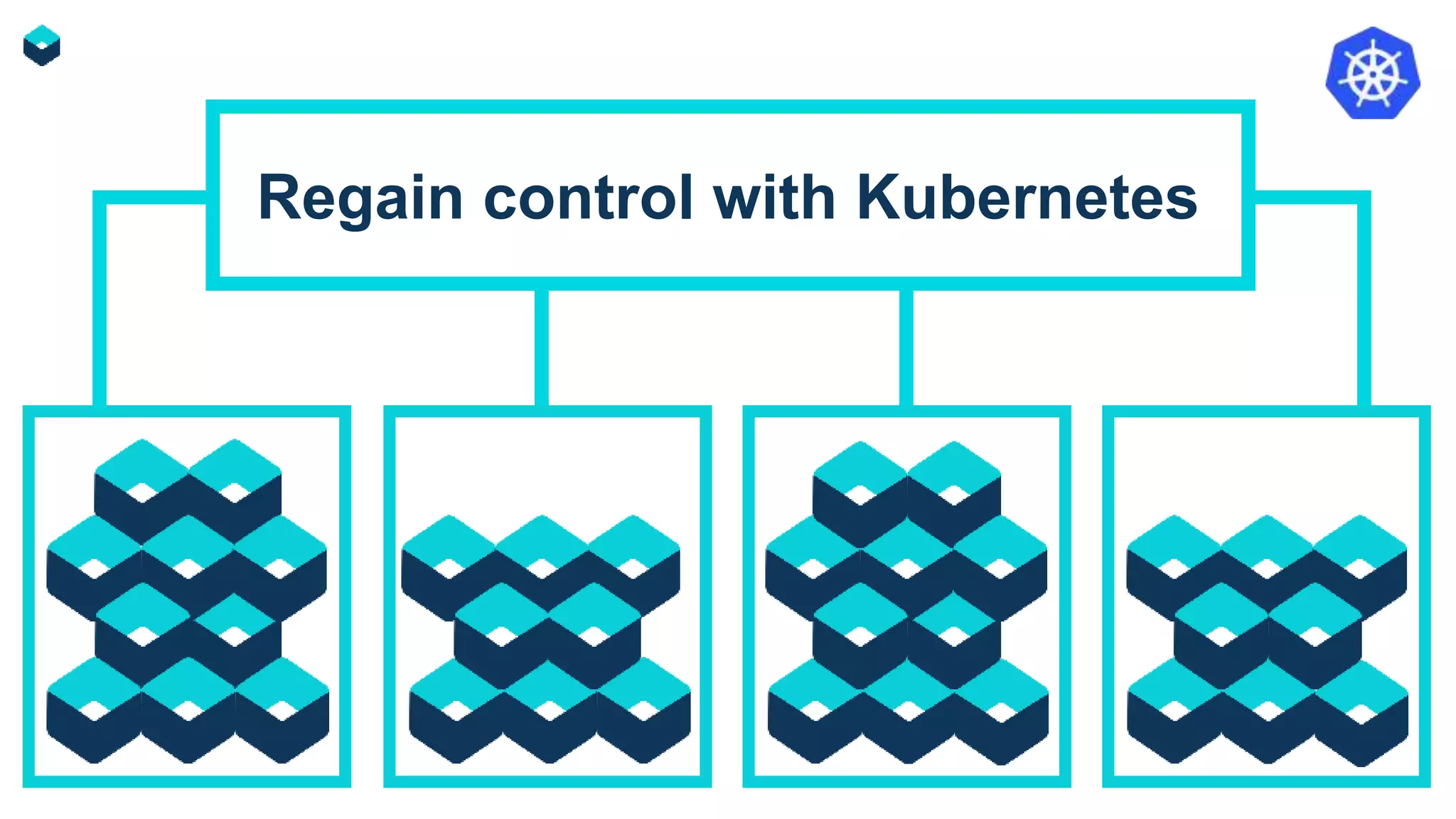 Regain control with Kubernetes
 