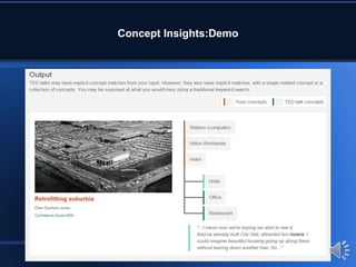 Concept Insights:Demo
 