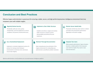 IBM Cognos Analytics Architecture and Administration | PDF