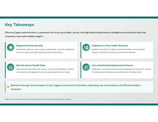 IBM Cognos Analytics Architecture and Administration | PDF